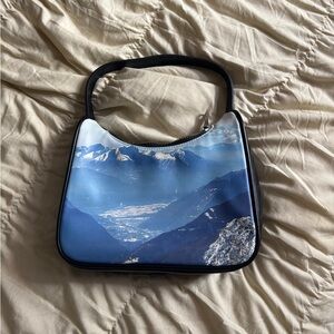 Blue Mountain Print Women's Bag